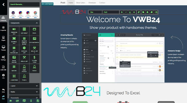 Create a new page in less than a minute vwb24